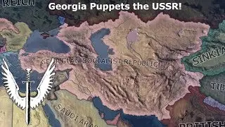 Georgia Puppets the USSR? (Hoi4 Speedrun/Timelapse)