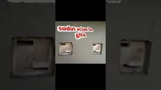 cara mengatasi sudut lobang angin / pentilasi#shortvideo