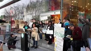 Protester's Call On West Hollywood Mayor to resign