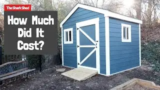 DIY Shed Build Cost $3,837.39