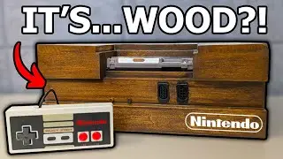 I bought an NES console... but it's made of WOOD?? 😮