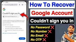 How to recover gmail account without verification code | Gmail recovery without verification code