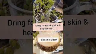 Drink for glowing skin & healthy hair 🥀 #youtubeshorts #shortvideo #kcshorts #trending #skincare