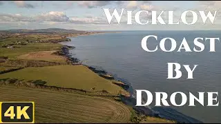 EXPLORING WICKLOW :  Most Beautiful Coast In Country Wicklow - 4k Cinematic Drone Video, IRELAND