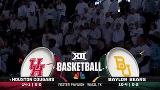BIG 12 Basketball on Peacock intro | 7 Houston @ Baylor | 1/10/2026