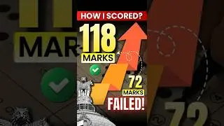How I Scored 118 in UPSC Prelims! 📈 After Failing My 1st Attempt