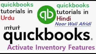 quickbooks tutorial in Urdu/Hindi | Activate Inventory Feature in quickbooks tutorial | qbo 69