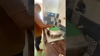 Magnificent! Kitchen Countertop Sink Installation #shorts