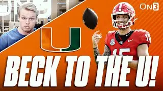 IMPACT of Miami Hurricanes Landing Georgia Transfer Portal QB Carson Beck | FIT For #1 Portal Player