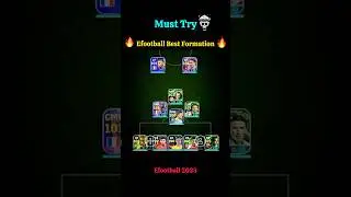 Efootball Quick Counter Formation | Efootball Best Formation 2025 #efootball #pes #pesmobile