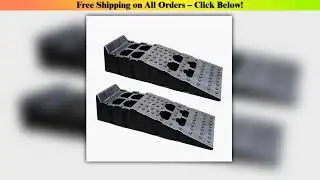 2 Pcs RV Accessories Wheel stopper Repair the slope Rubber Anti slip Nail Car Repair Ramp