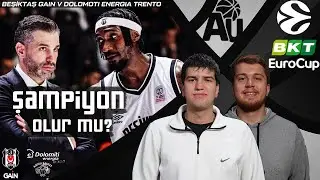 BEŞİKTAŞ EUROCUP'TA ŞAMPİYON OLUR MU? Beşiktaş 97-83 Trento, Dusan Alimpijevic | Anıl Uysal