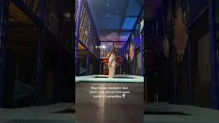 Trampoline Sit-Jump Gone Wrong