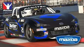 (iRacing) Advanced Mazda MX-5 Cup Series @ Long Beach (P3/P1)