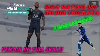 TRICK MENDAPATKAN NEYMAR JR , MAX RATING 98!! FANS CHOICE #pes2021 #pesmobile