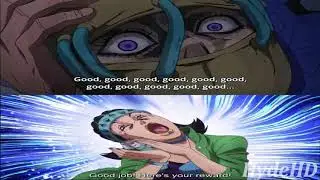 JJBA Cioccolata and Gwess YOSHI YOSHI YOSHI comparison