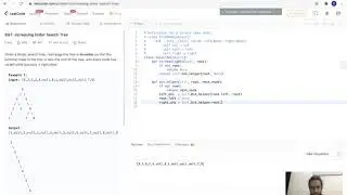 Leetcode-897 : Increasing order search trees (By passing tail pointer)