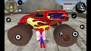 Spider Stickman Rope Hero Crime Simulator 3D - Gameplay Walkthrough Part 1 (IOS, Android)