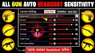 Free Fire Headshot Setting After Ob52 Update 2026⚡Best Sensitivity Settings ⚙️| Sensitivity Setting