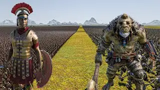 1 MILLION ROMAN GENERALS vs 25.000 TROLLS - Ultimate Epic Battle Simulator 2 UEBS 2