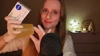 ASMR Soft Tapping + Scratching 👆🏻🧤 Latex Gloves