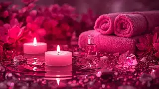 ❤️ Red Candle Spa Ambience &ndash; Calming Sleep Music for Stress Relief & Inner Peace