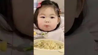 Evening ☺️ Cute baby eating food 😋 Chinese Baby #china #shorts