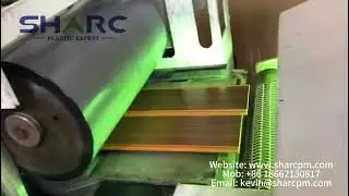 Printing machine for PVC folding door profiles