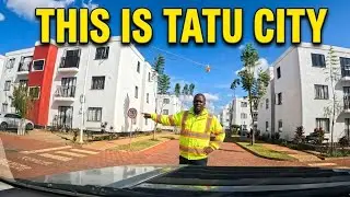 Inside Tatu City, Kenya (Obeying Traffic Rules)