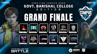 [🛑LIVE] FREE FIRE CAMPUS HERO: BARISAL GOVT. COLLAGE EDITION | LAN FINAL | GARENA FREE FIRE