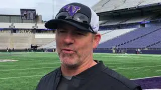 Coach Pete Kwiatkowski Interview - Spring Football Practice Day 13