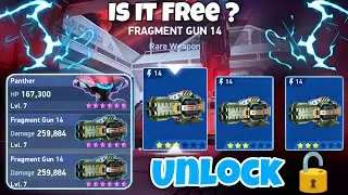 Fragment Gun 14 Unlock 🔓 | Is It Worth It ? | Panther With Fragment Gun 14 - Mech Arena