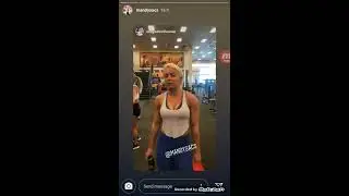 Mandysacs WWE live Instragram Stories 27th May 2019