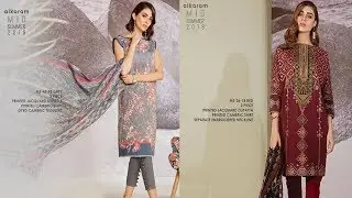 Latest Alkaram Studio Embroidered Collection 2018 | Fashion World
