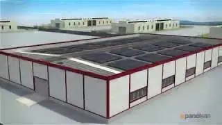 Panelsan Gizli Vida Çatı Paneli Montaj Animasyonu