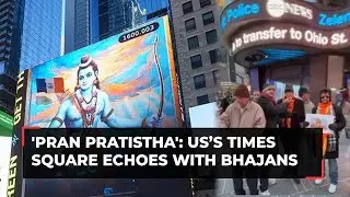 Ram Temple 'Pran Pratistha': Indian diaspora illuminates New York&rsquo;s Times Square