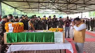 Manipur Landslide: Indian Army dead body come home Siliguri | RIP