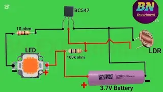 automatic night light project | Diy Ldr Led Circuit Diagram