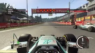 F1 2015 Gameplay: Exciting Race at Spa Lewis Hamilton