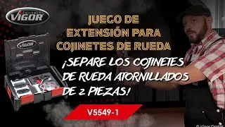 Herramienta VIGOR: Separar cojinetes de rueda atornillados de 2 piezas V5549-1 - Juego de ampliación