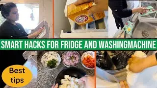 Amazing benefits of cleaning washing machine this way/ Hack to keep freezer clean/paneer burji,rotis