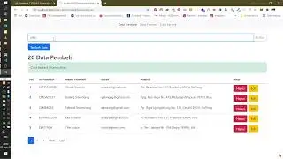 CRUD Table Relation PHP CodeIgnitier 4  - Project 12