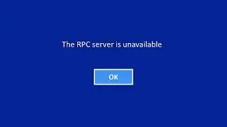 RPC server is unavailable windows 11 login