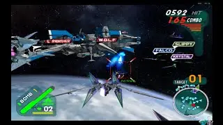 Star Fox Assault (Dolphin Emulator Android) - Mission 8 - Orbital Gate: Incoming - (Gold Level)