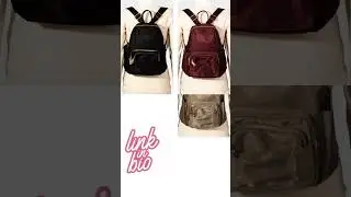 Fame Multi Pocket Nylon Backpack Bag 💕