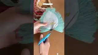 New design of Macrame leaves with spiral Knots #diy #macrameleaf #viral #homedecor #macrametutorial