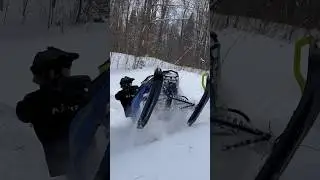 Deep Snow and Good Times. #skidoo #snowmobiling #sledding #snowmobile #brp #mbrp #sledders #snow