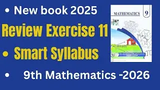 Class 9 Maths | Unit 11 Loci & Construction | Review Exercise 11 | New Book 2025 | Syllabus 2026
