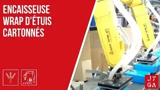 Encaisseuse wrap d'&eacute;tuis cartonn&eacute;s