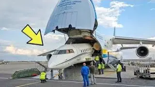 Extreme Cargo Airplane Carries Train, Helicopter and Container | Biggest Cargo Planes